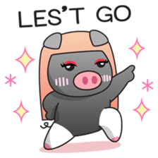 Fatty Piggy (ENG) sticker #7072411