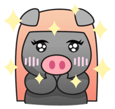 Fatty Piggy (ENG) sticker #7072416