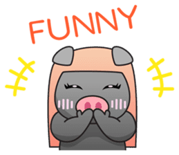 Fatty Piggy (ENG) sticker #7072433