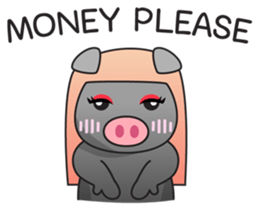 Fatty Piggy (ENG) sticker #7072437