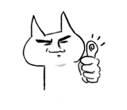 Expressive everyday system cat sticker #7072940