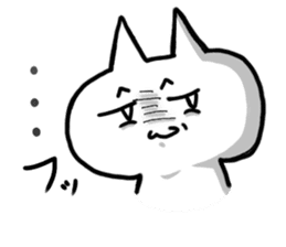 Expressive everyday system cat sticker #7072943