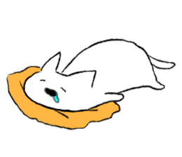 Expressive everyday system cat sticker #7072947