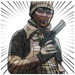 FPS TPS Air Soft gun Military Sticker