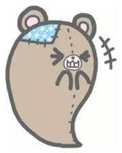 fluffy patch bear sticker #7073555