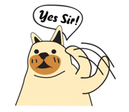 Mu mu mi cat sticker #7073664