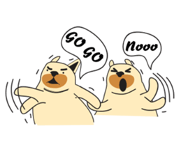 Mu mu mi cat sticker #7073671