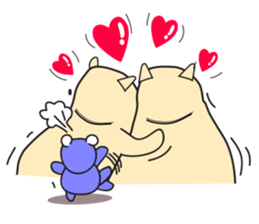 Mu mu mi cat sticker #7073673