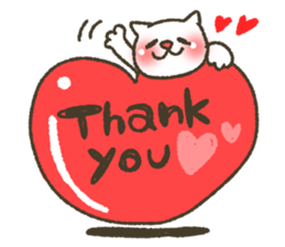 Cat is your love2 sticker #7073893