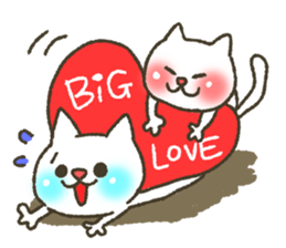 Cat is your love2 sticker #7073898