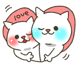 Cat is your love2 sticker #7073906