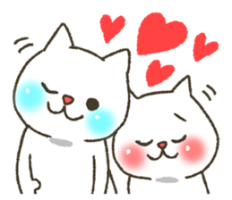 Cat is your love2 sticker #7073925