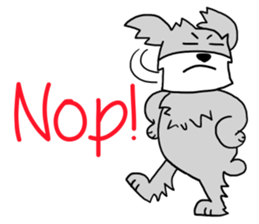 Schnauzer Jackie vol.2 sticker #7074027