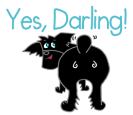 Schnauzer Jackie vol.2 sticker #7074033