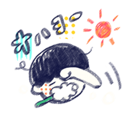 RAKUGAKI boy sticker #7074252