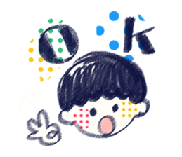 RAKUGAKI boy sticker #7074256