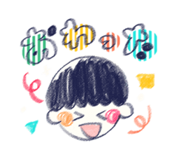 RAKUGAKI boy sticker #7074259