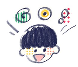 RAKUGAKI boy sticker #7074261