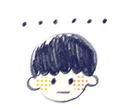 RAKUGAKI boy sticker #7074266