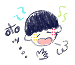 RAKUGAKI boy sticker #7074268