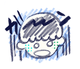 RAKUGAKI boy sticker #7074269