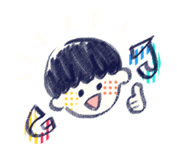 RAKUGAKI boy sticker #7074278