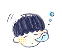 RAKUGAKI boy sticker #7074281