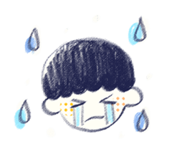 RAKUGAKI boy sticker #7074283