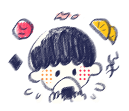 RAKUGAKI boy sticker #7074286