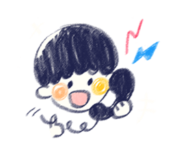 RAKUGAKI boy sticker #7074287