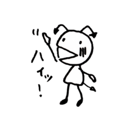 Japan Sticker AkumaChan3 sticker #7074296