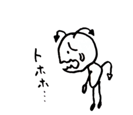 Japan Sticker AkumaChan3 sticker #7074305