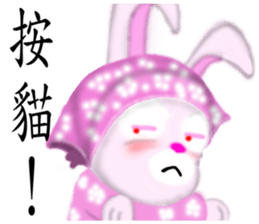 Redfox and Pinkrabbit4 sticker #7075051