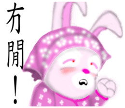 Redfox and Pinkrabbit4 sticker #7075055