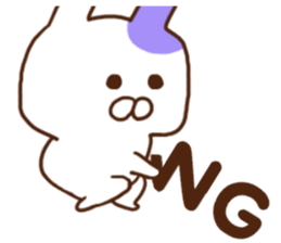 Every day surreal rabbit sticker #7075635