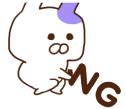 Every day surreal rabbit sticker #7075635