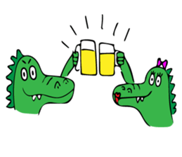 Aligator's Life sticker #7075786