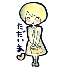 Yuruhuwa-girls sticker #7075811