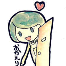 Yuruhuwa-girls sticker #7075812