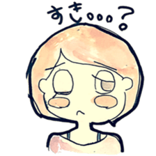 Yuruhuwa-girls sticker #7075818