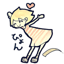 Yuruhuwa-girls sticker #7075833