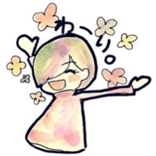 Yuruhuwa-girls sticker #7075836