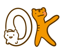 Long cats sticker #7076848