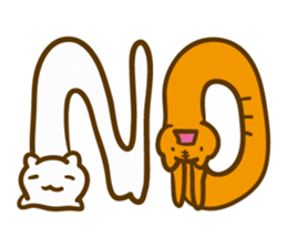 Long cats sticker #7076849