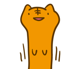 Long cats sticker #7076854