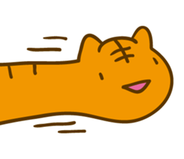 Long cats sticker #7076855