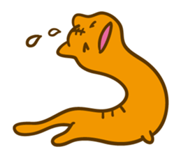 Long cats sticker #7076859
