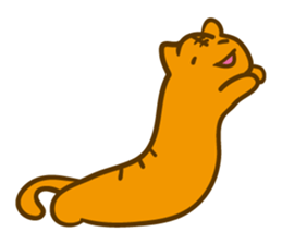Long cats sticker #7076864