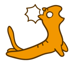Long cats sticker #7076866
