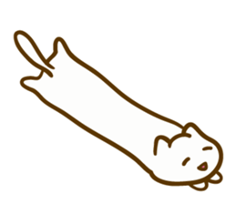 Long cats sticker #7076868